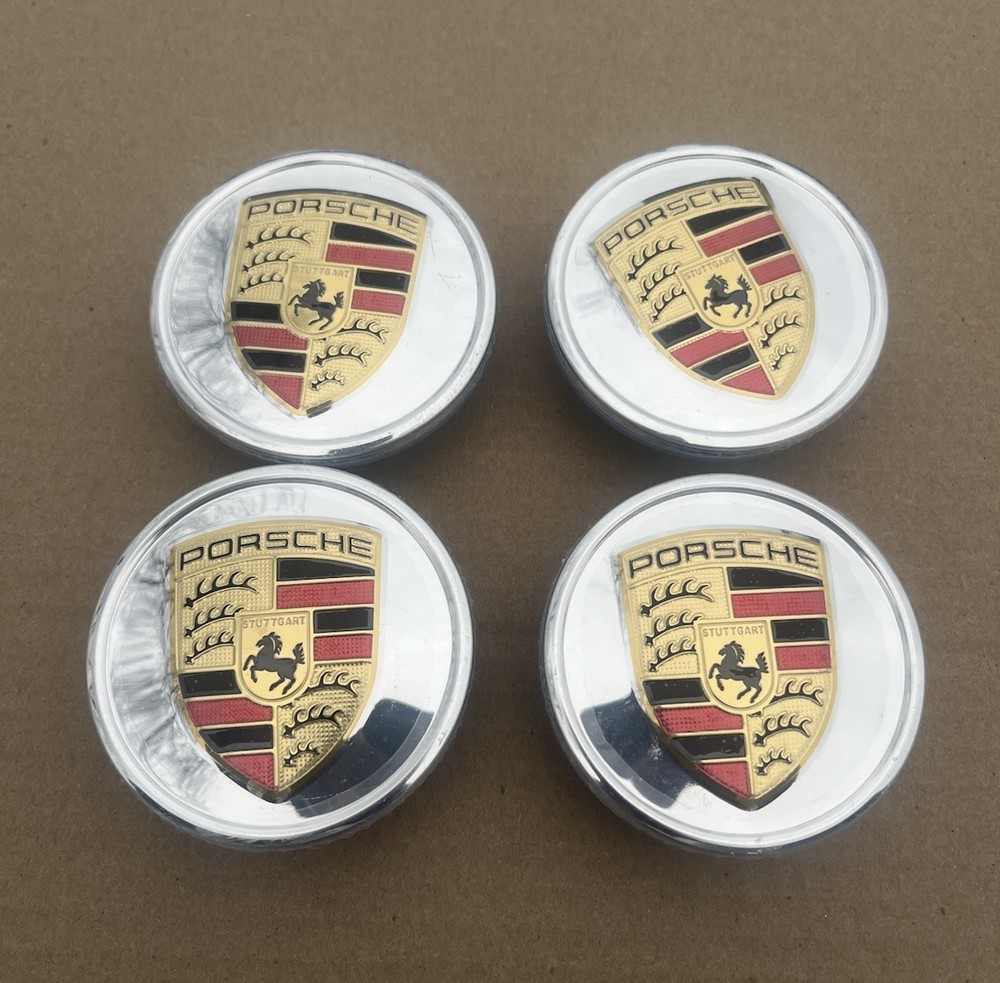 NEW Set 4 Porsche Classic Hub Caps 76mm ( 2.99 