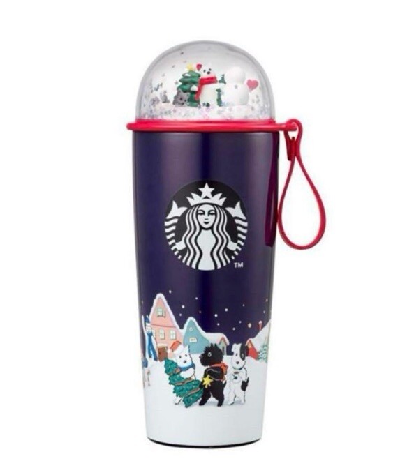 Starbucks Korea 2024 Holiday Friends Plump Dome Tumbler 473ml Christmas Edition