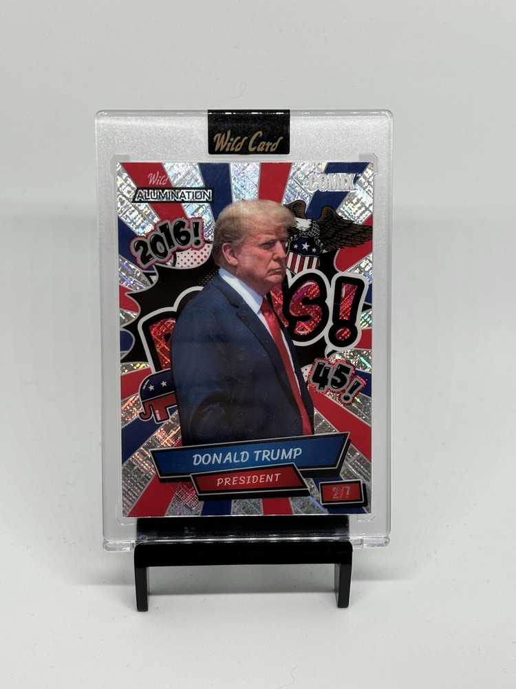 2024 Wild Card Alumination- President Donald J Trump - Comix 2/7 Rare 🔥 POTUS