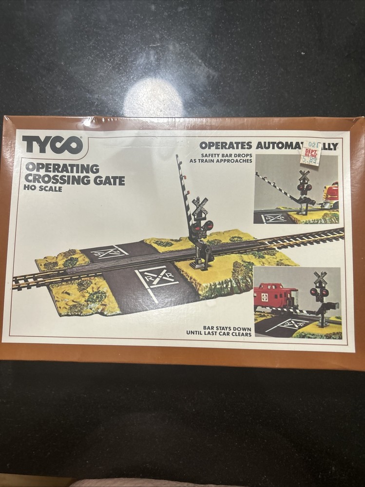 Vintage TYCO HO Scale 908 600 Operating Railroad Crossing Gate