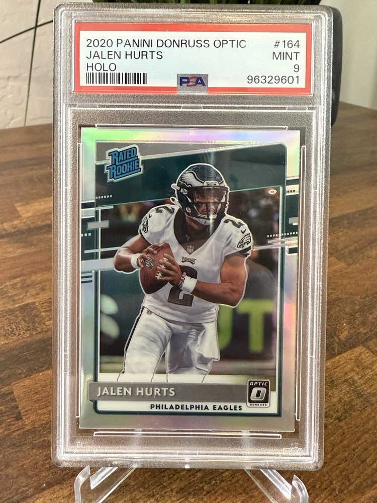 2020 Donruss Optic Holo Jalen Hurts RC PSA 9 Eagles