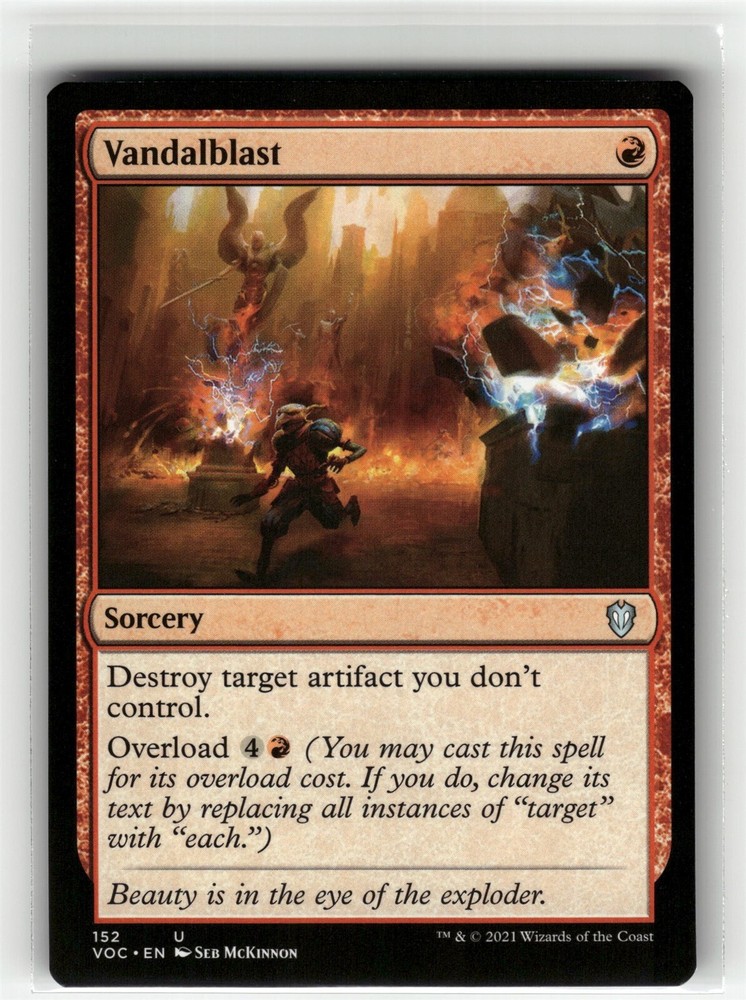 VANDALBLAST Crimson Vow Commander #152 VOC(NM+)(MTG)
