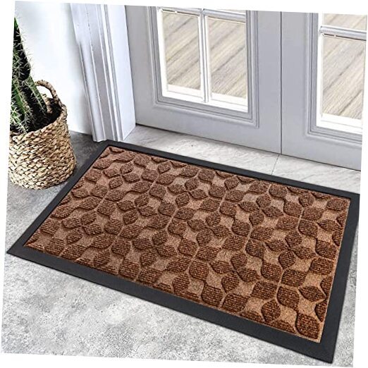 Outdoor Indoor Entrance Doormats,Durable Heavy Duty Welcome Mat,Thick