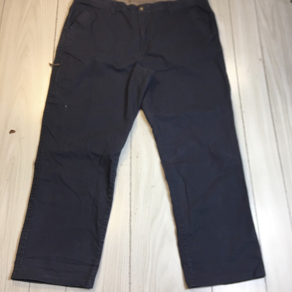 Legendary Outfitters Cargo Pants Men's Casual 40X30 Blue Canvas Outdoors