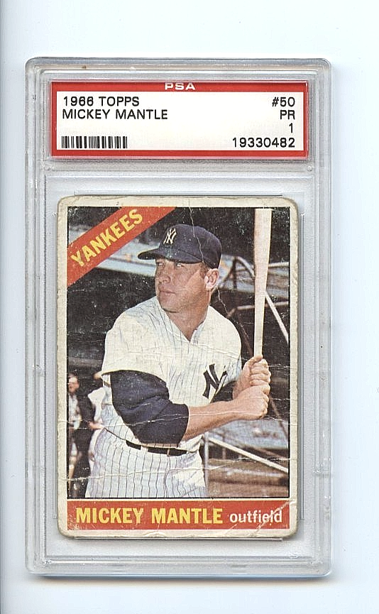 1966 Topps - Mickey Mantle #50