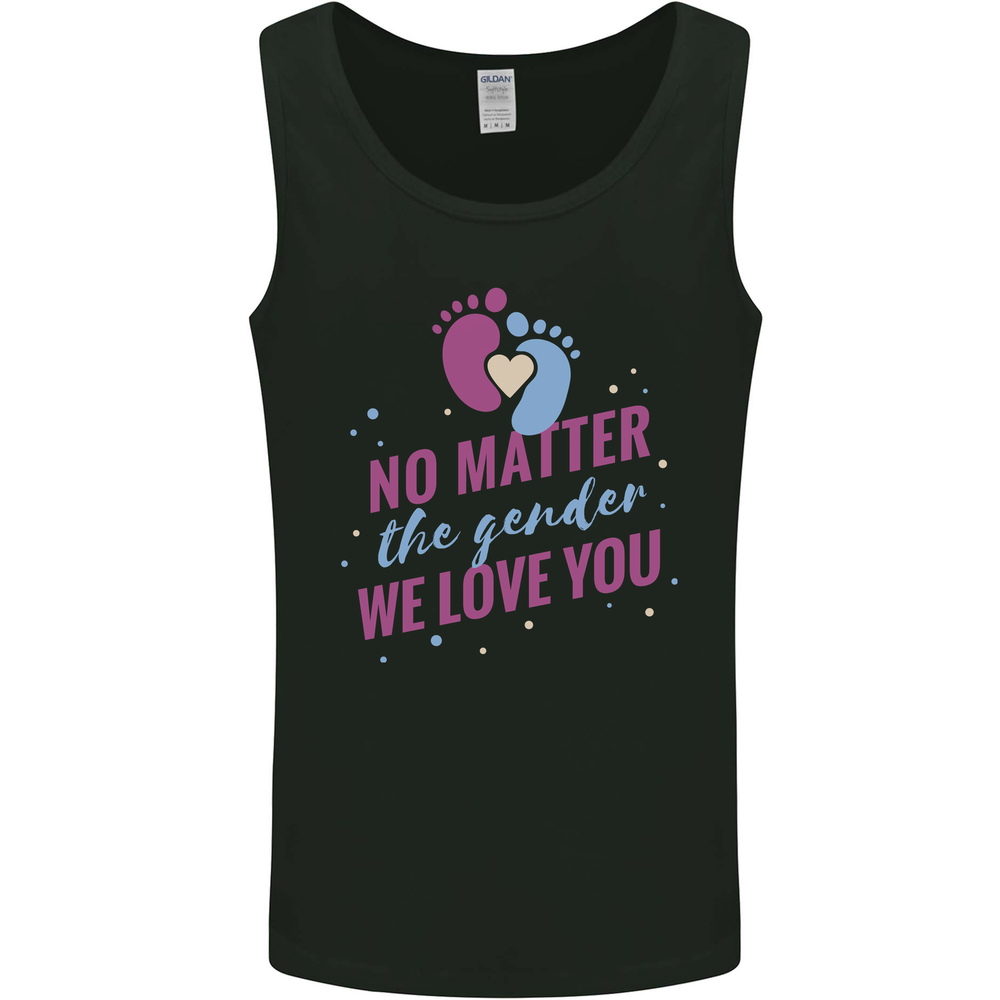 No Matter the Gender New Baby Pregnancy Pregnant Mens Vest Tank Top