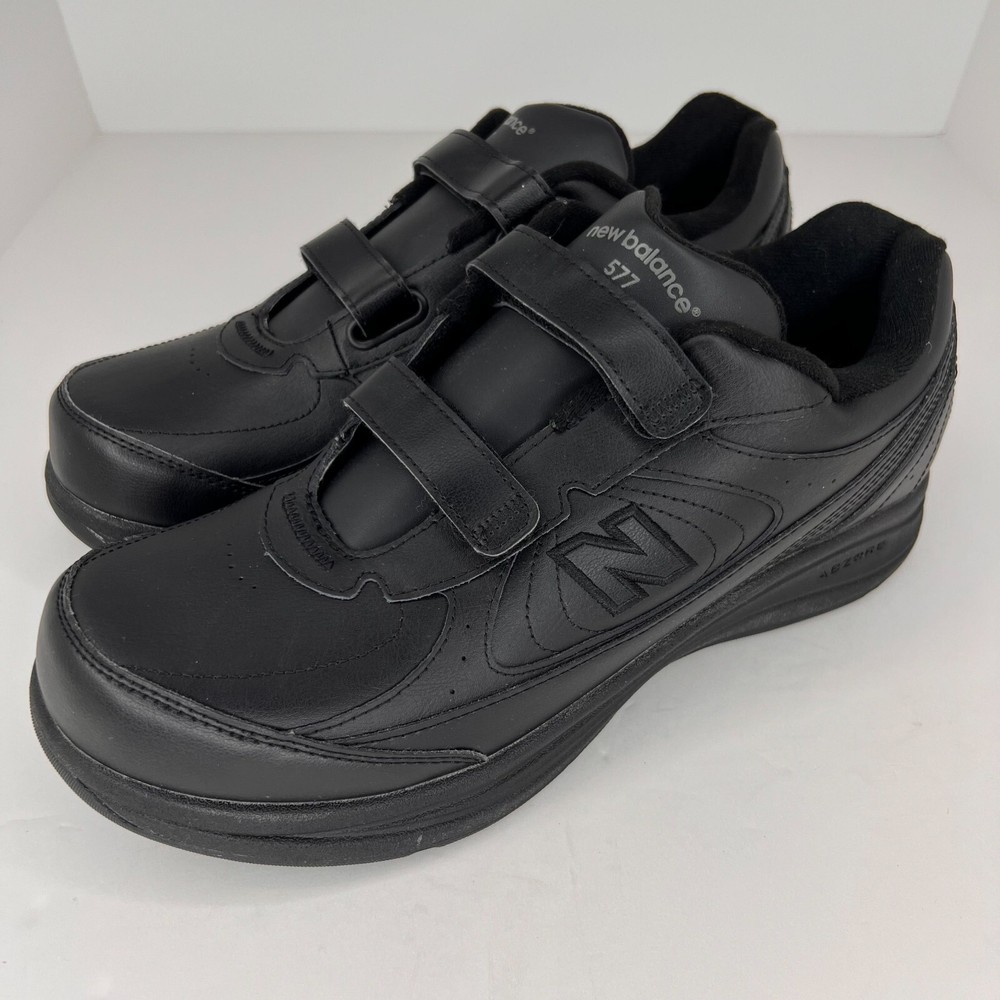New Balance Mens MW577VK Black 577 V1 Hook And Loop Size 11.5 EEEE Walking Shoes