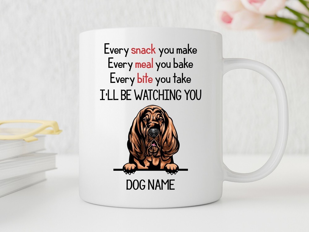Funny Bloodhound Mug Gift for Dog Lovers and Bloodhound Moms