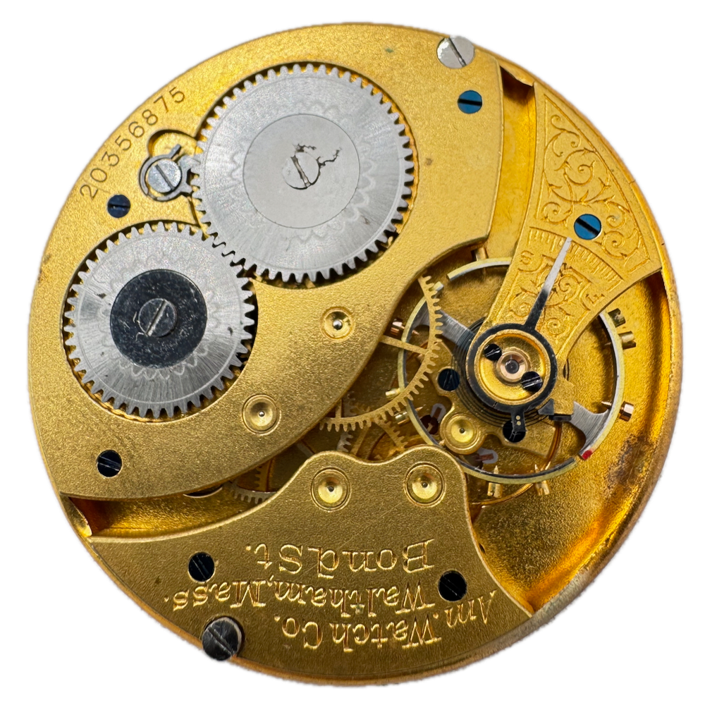 Antique 14s 1915 Waltham Mechanical Hunter Pocket Watch Movement Bond St. USA