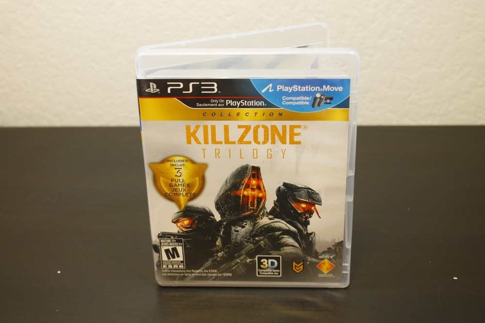 PS3 Killzone Trilogy Collection Game CIB Clean Mint Discs Shooter Tested