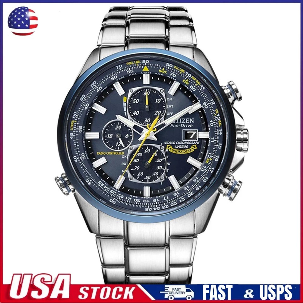 Blue Angels Mens Quartz Watch with Stylish Belt Mechanism US New