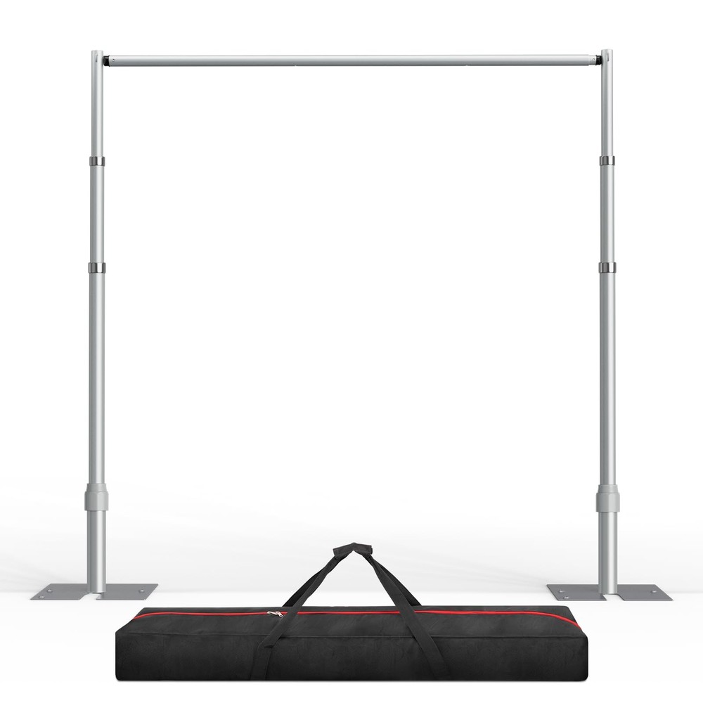 10x10ft Heavy Duty Backdrop Stand Kit, Adjustable Pipe and Drape Photo Booth ...