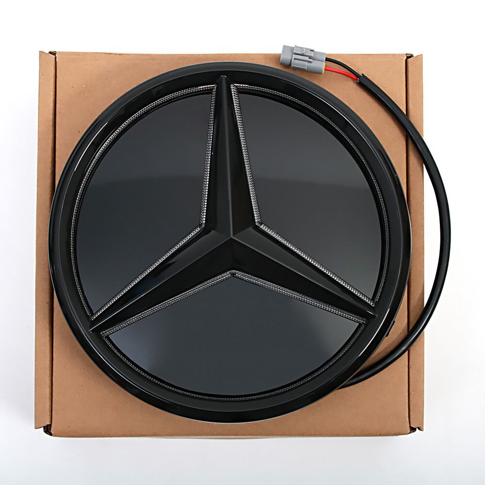 For 20-22 C Class Mercedes-Benz Front LED Emblem Illuminated Car Star Light Logo