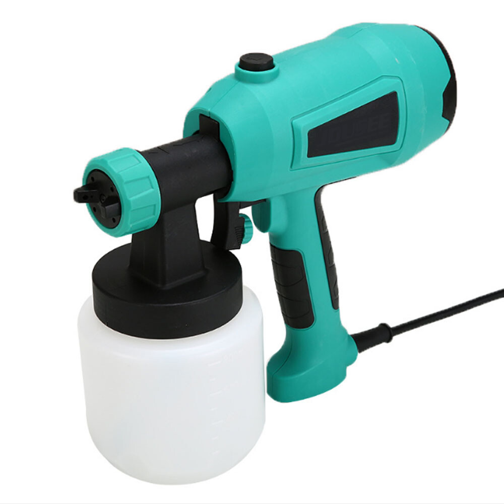 220V Electric Spray Gun Handheld Airless Electric Spray Gun with 4 Nozzles