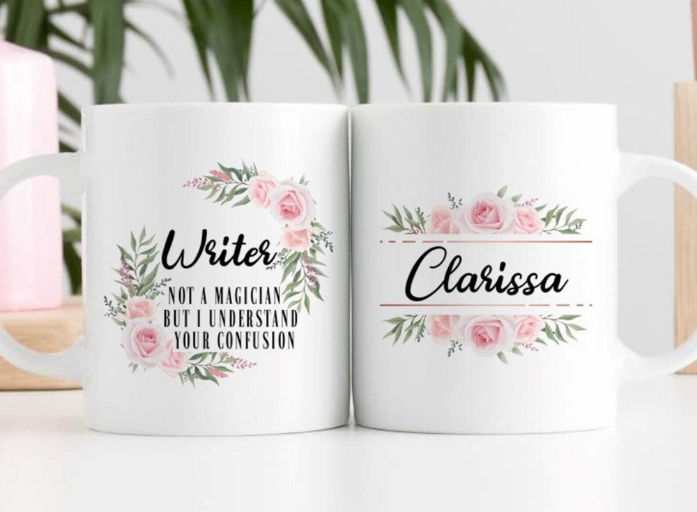 Writer Mug Personalized Writer Coffee Cup Writer Gift Writer Present Idea Writer