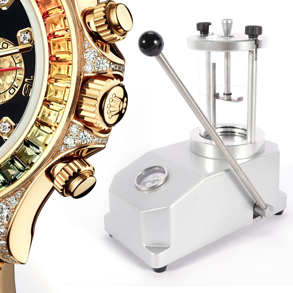 Watch Waterproof Tester  W/ Transparent Cylinder+pump Handle For Watch Making