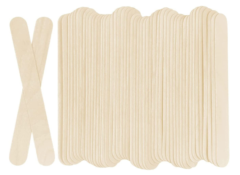 Jumbo Wooden Craft Sticks Ice Pop DIY Crafts Home Classroom Art Projects 100 Pcs
