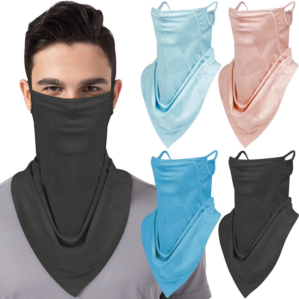 Quick-Dry Neck Gaiter Balaclava Face Mask with Ear Loop