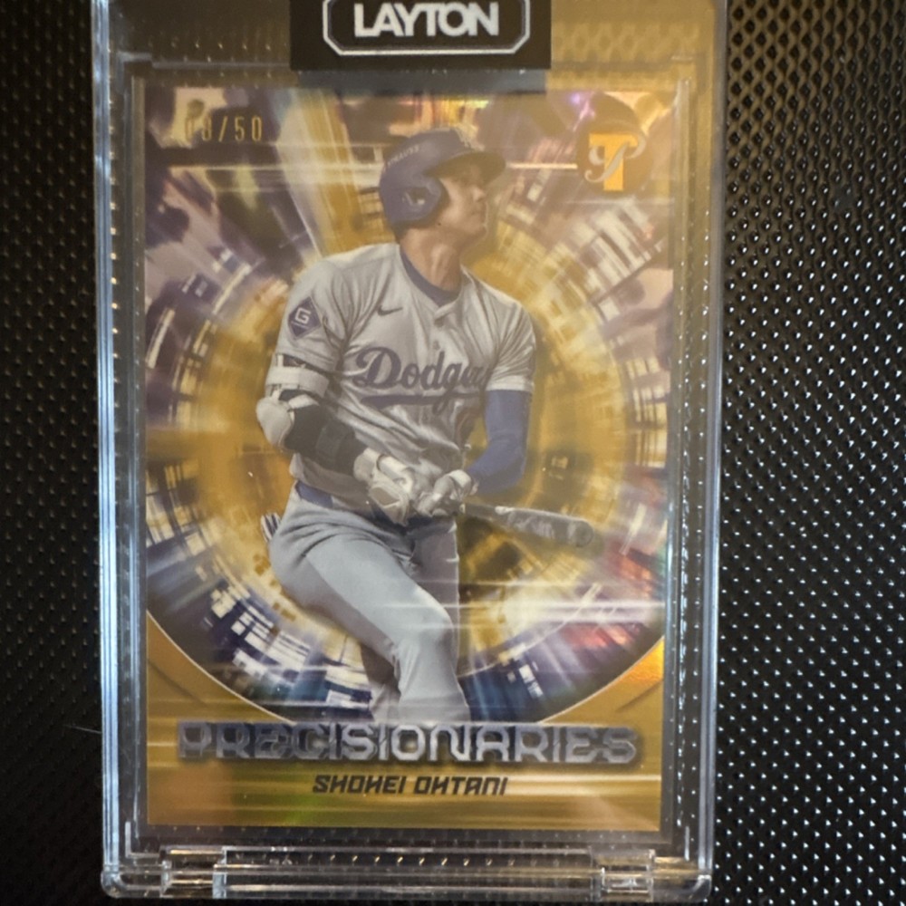 Topps Pristine 2025 Precisionaries Shohei Ohtani Dodgers Gold /50 #PR-8