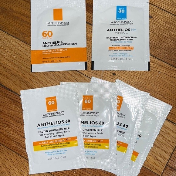 La Roche-Posay Sunscreen Sample Pack with 6 Varieties