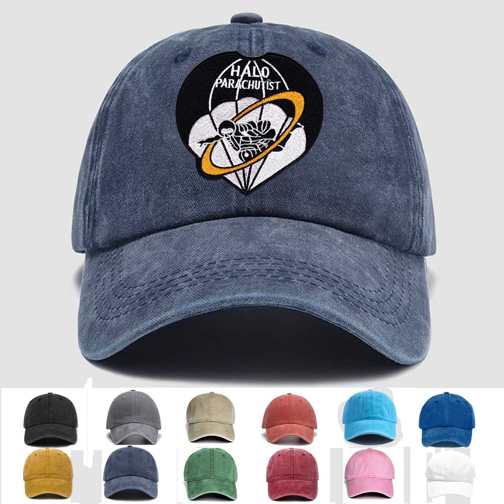 Custom Embroidered Hat Hight Altitude Low Opening Parachutist, Veteran Cap, Gift