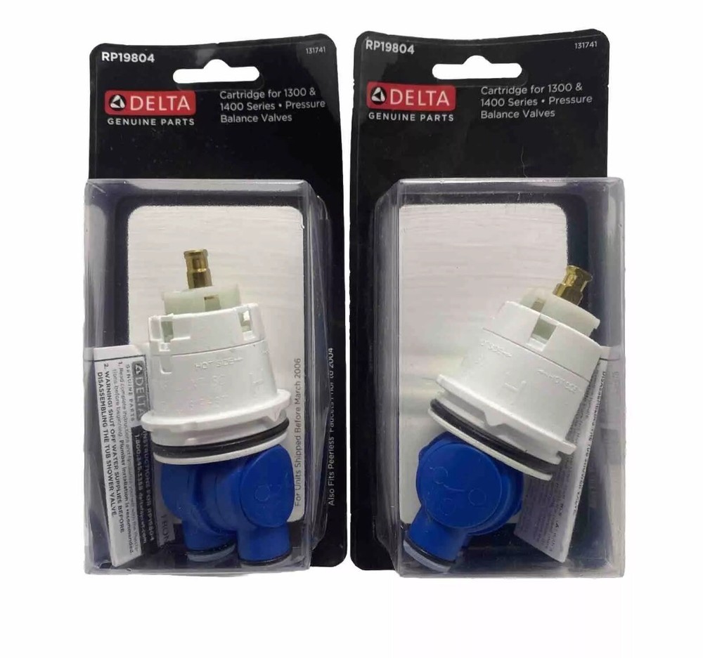 Delta RP19804 Cartridge Assembly 2Pack for 1300/1400 Series Faucets