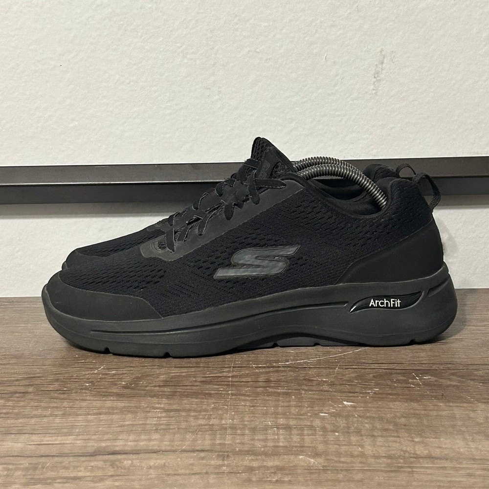Skechers Go Walk Arch Fit Idyllic Men’s Athletic Shoes Size 10.5 Black