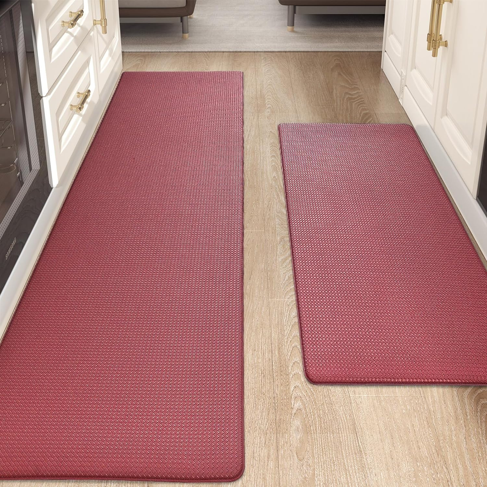 Kitchen Rugs, Kitchen Rug Set 2 Piece Kitchen Runner Rug Kitchen Floor Mat, Cush