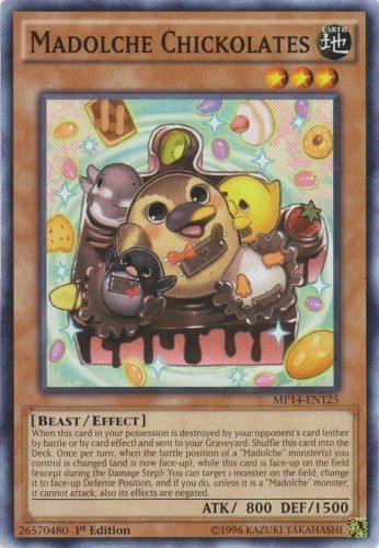Madolche Chickolates MP14-EN125 Common 1st Edition Lightly Played