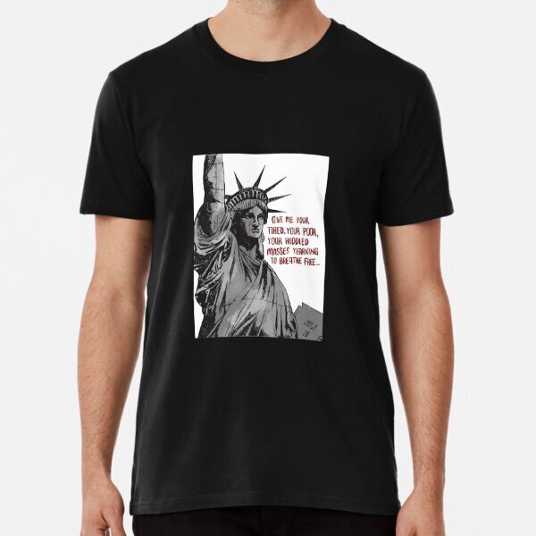 Lady Liberty Freedom Lover Short Sleeve Tee for All S-5XL