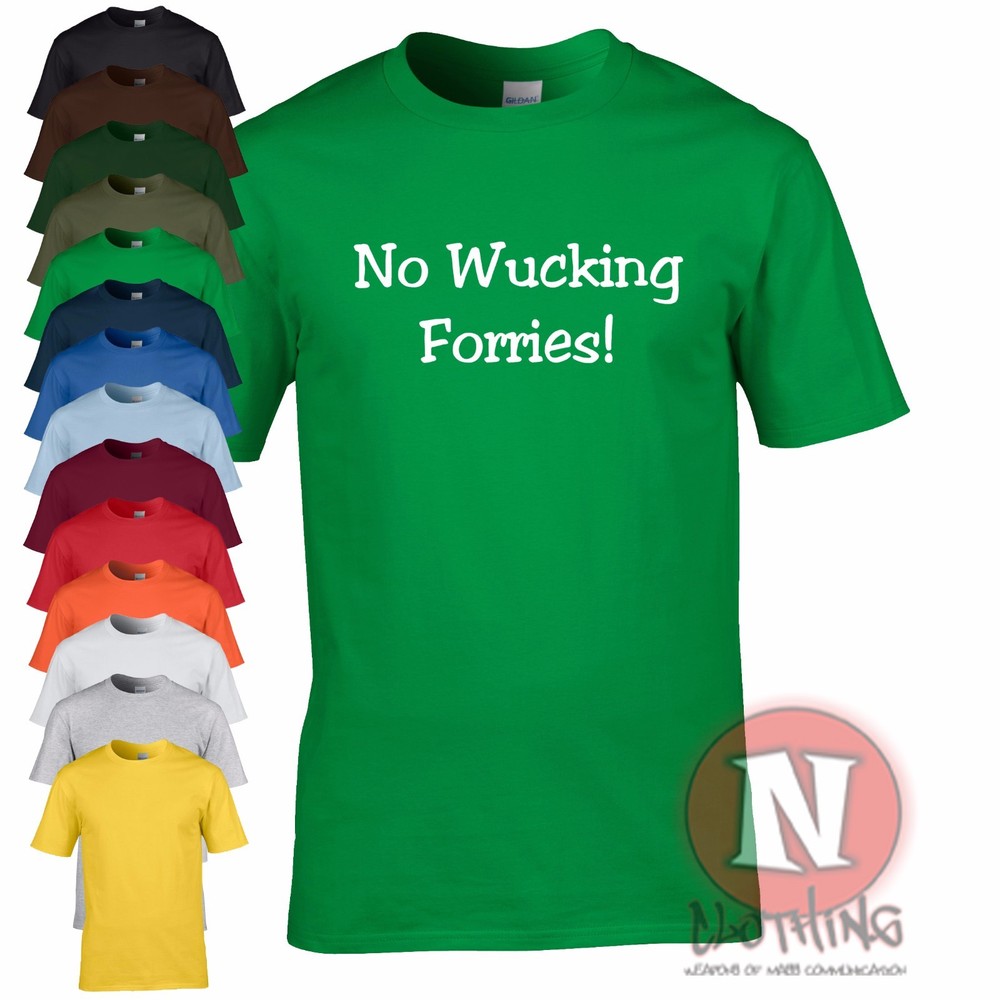 No Wucking Forries T-shirt cool funny rude naughty Australian quote tee teeshirt