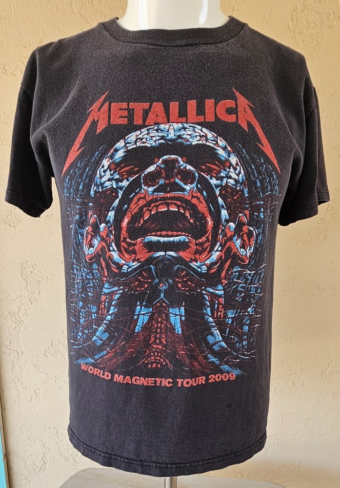 Vintage Original 2009 Metallica Lamb Of God Gojira Magnetic World Tour T-Shirt M