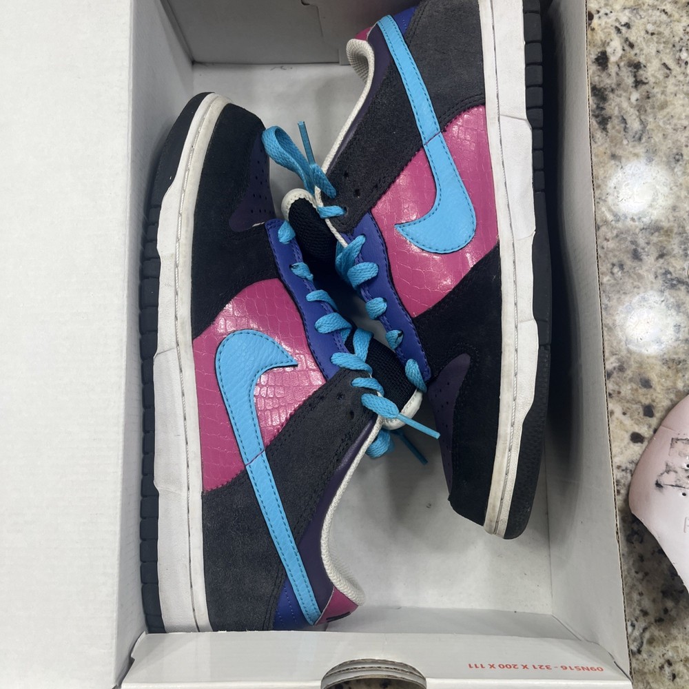 Nike Dunk Low 6.0 Wmns Multi-Color Basketball Shoes Sneakers 314141-041 Size 8.5