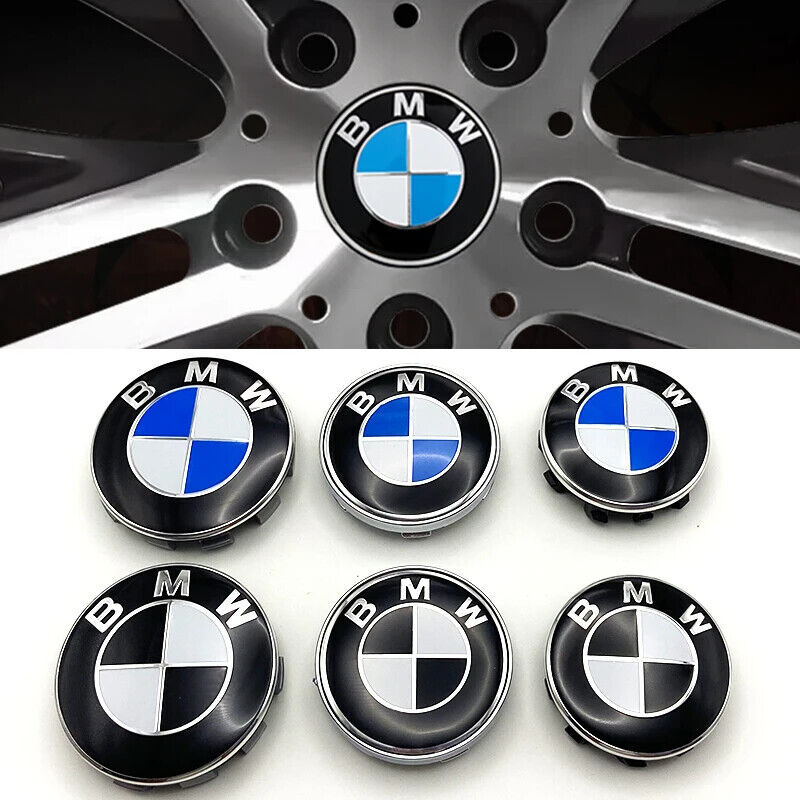 4Pcs 68/56mm BMW Wheel Center Hub Caps for E36 E39 E46 E60 E90  