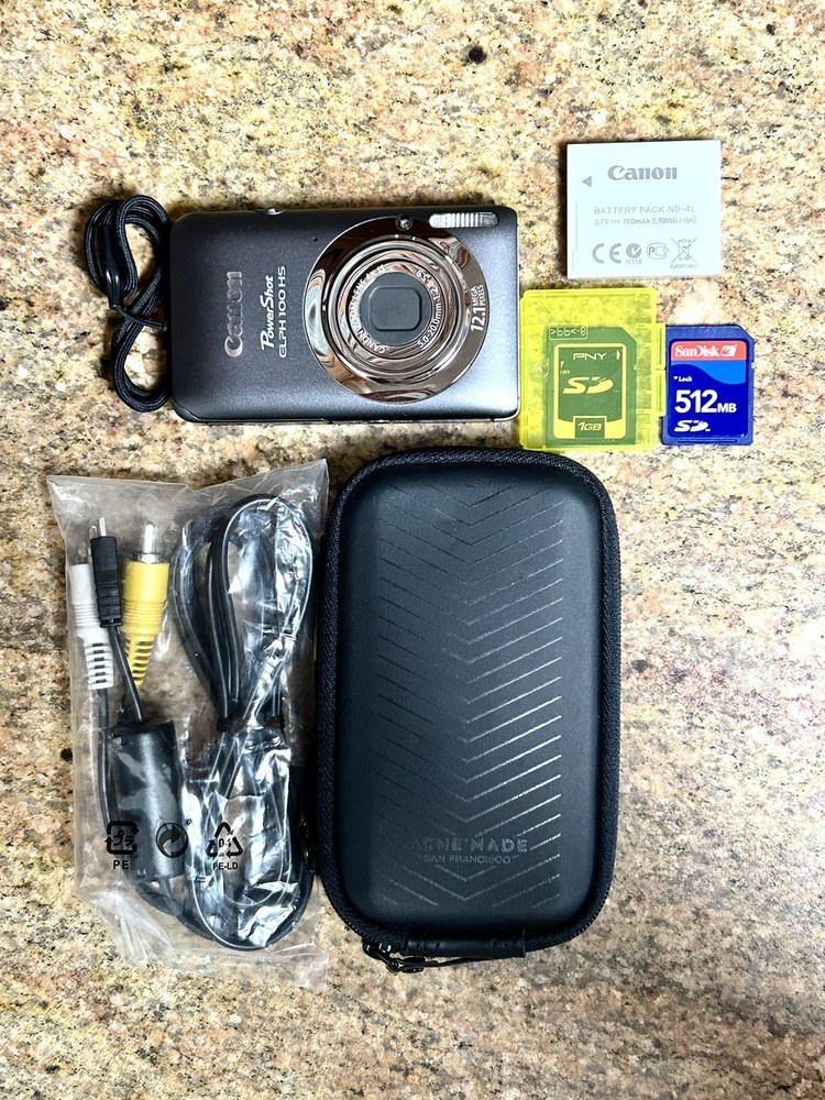 Canon PowerShot ELPH 100 HS 12.1MP Digital Camera