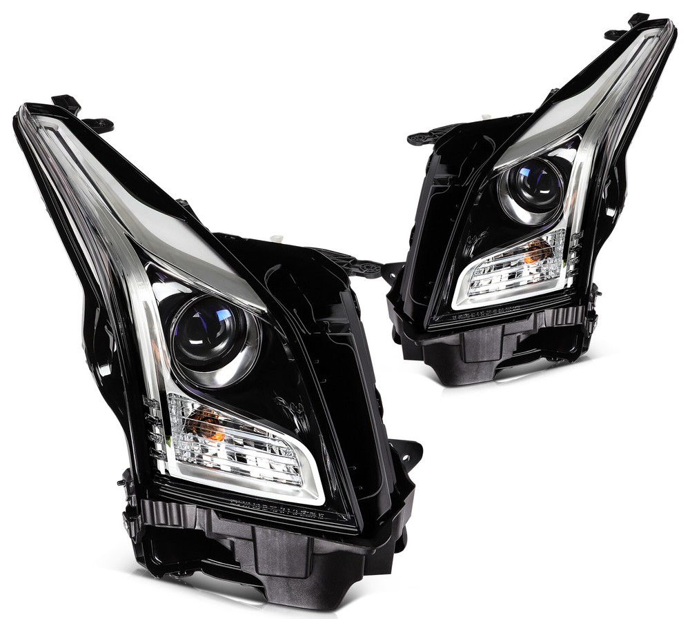 Upgrade Your Cadillac ATS 2013-2018 with New Clear Lens Headlight Assembly Set