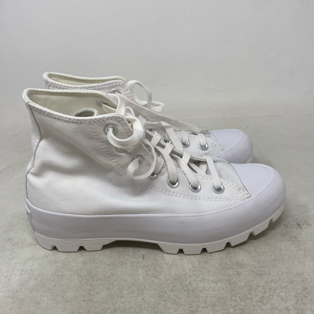 Converse Chuck Taylor All Star Lugged Hi White Women’s Size 7 565902C