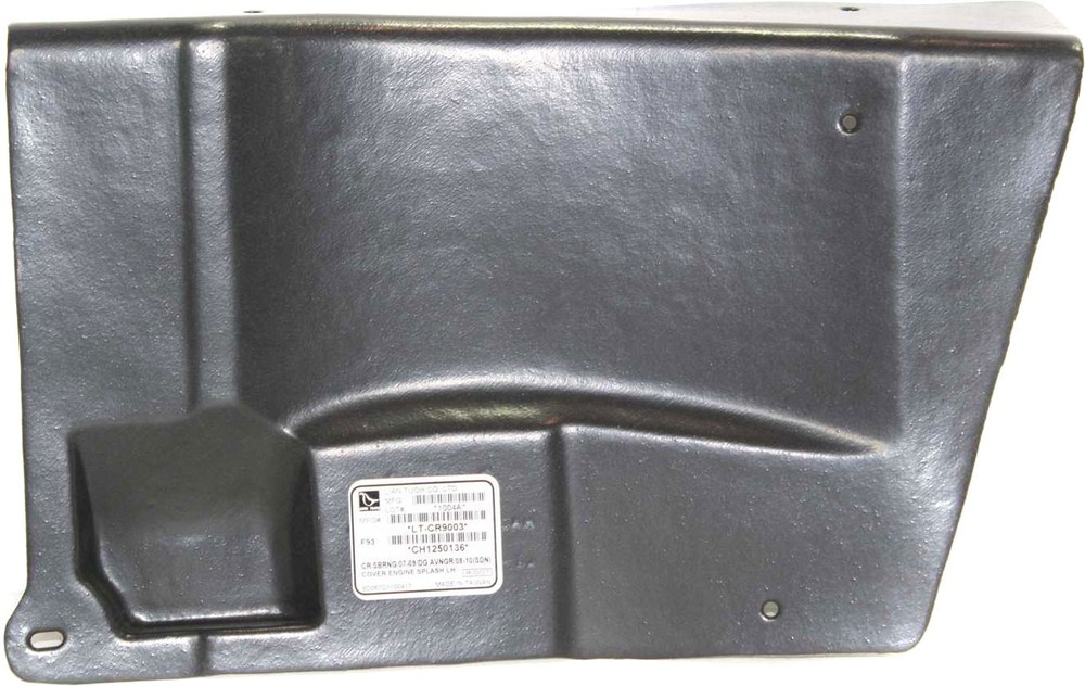 2007-2010 Chrysler Sebrand Driver Side Engine Splash Shield Replacement