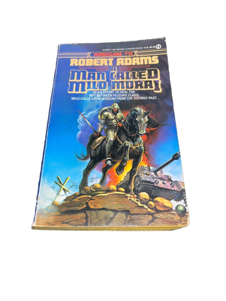 Adams, Robert - A Man Called Milo Morai [Horseclans #14] PBO 1st Edition 1986 VG