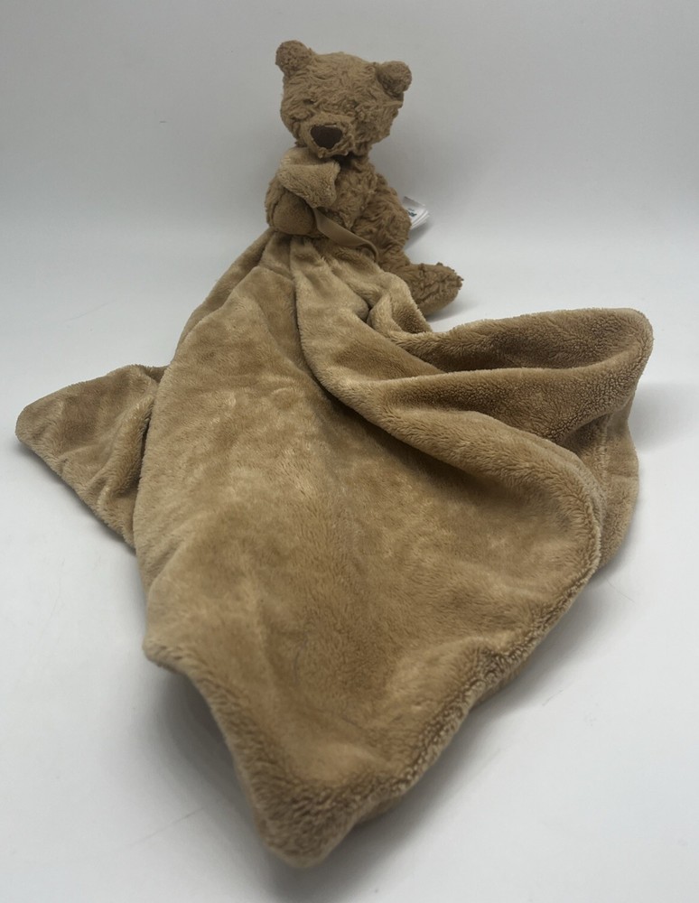 Jellycat Bartholomew Bear Soother 13.5” Security Blanket Bear Plush Animal
