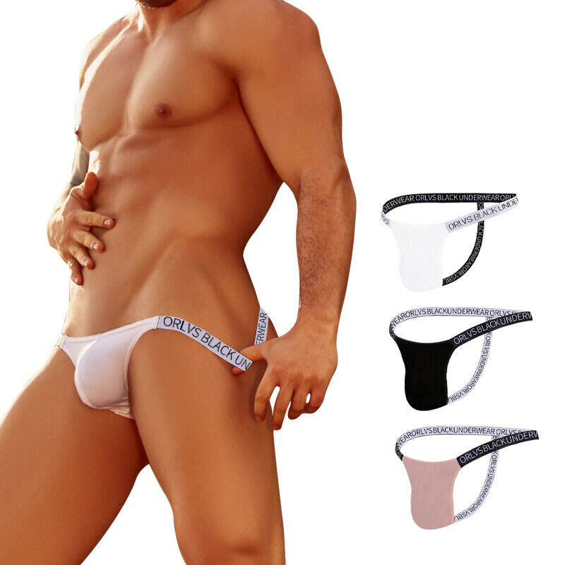 1,3 Pack Men's G-String Pouch Underwear Jockstrap Bikini briefs T-back Thong