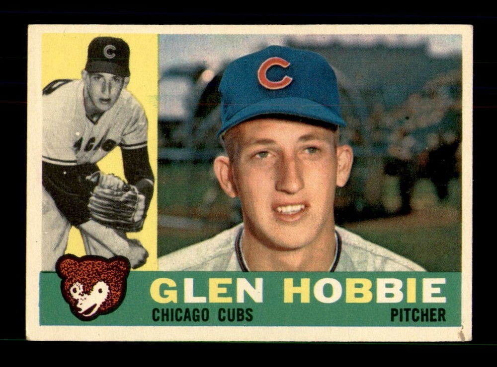 1960 Topps Set Break #182 Glen Hobbie EX *OBGcards*