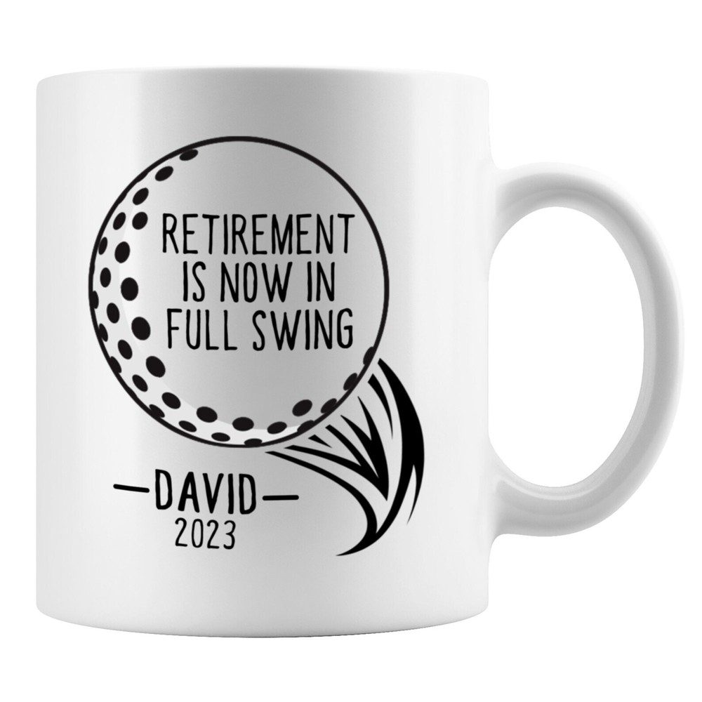 Retirement Gift For Golfer Personalized Golfing Mug For Dad Funny Golf Mug Boss