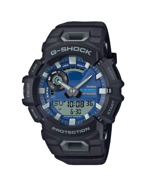 G-Shock GBA900 Ana-Digi Black Blue Sport Watch with Cool Breeze Design