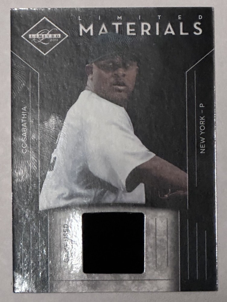 2011 Panini Limited - Limited Materials #3 C.C. Sabathia /499 (MEM)