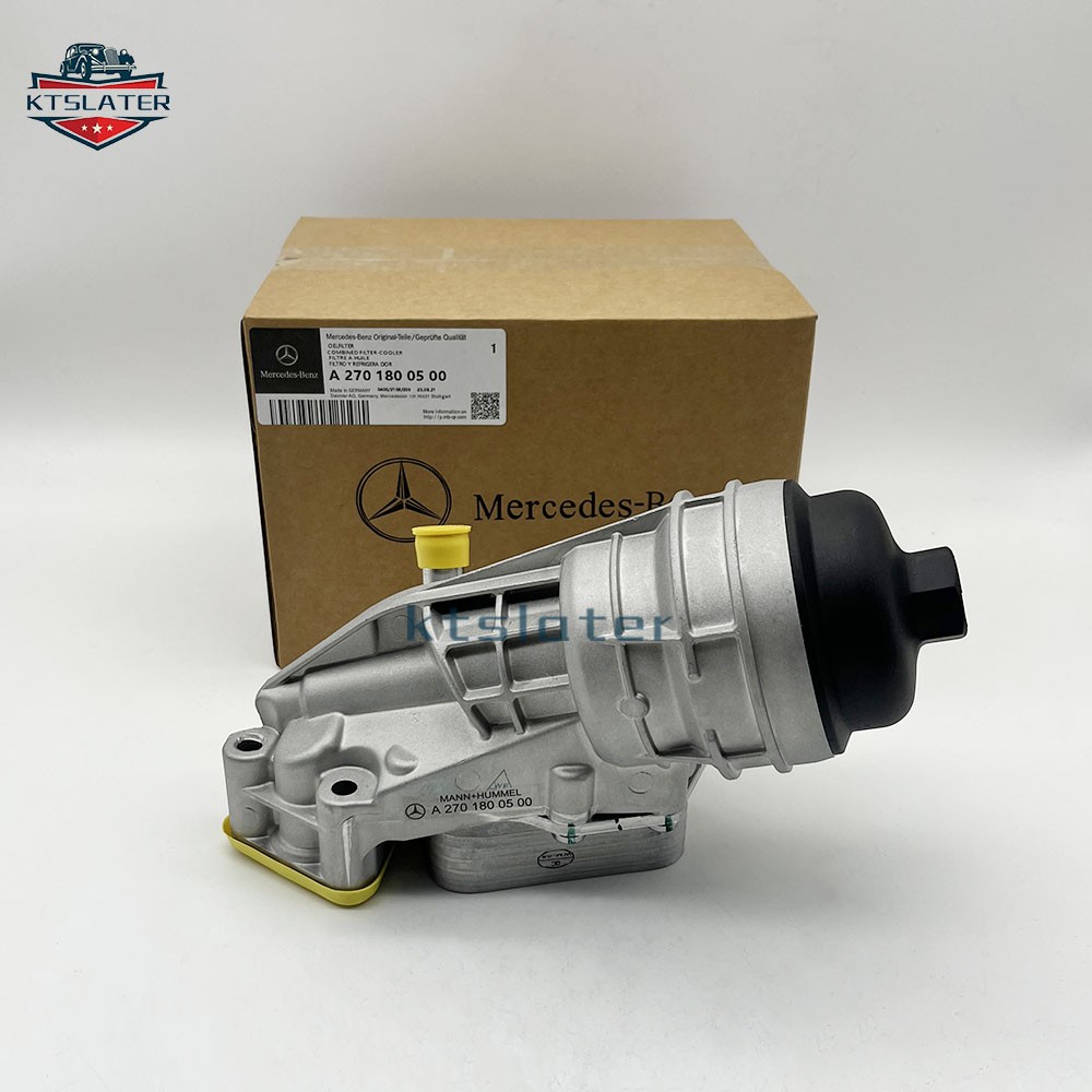 Engine Oil Filter Housing 2701800610 2701800500 Fits Mercedes-Benz A220 CLA250
