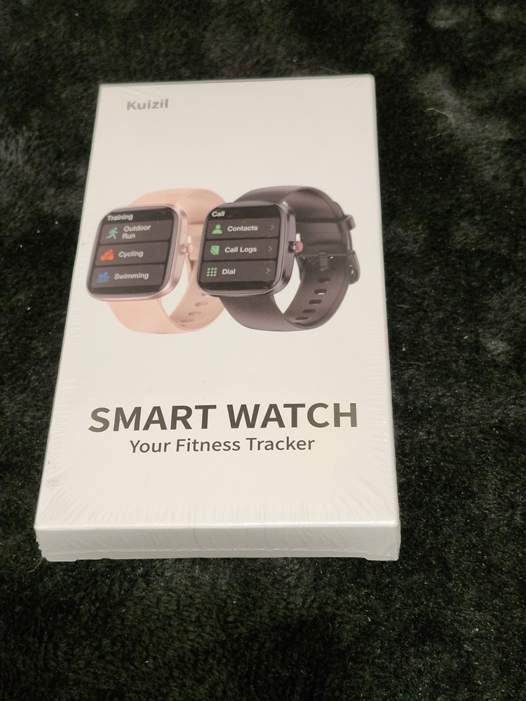 Kuizil BLACK Smart Watch IP68 Waterproof Brand New Sealed