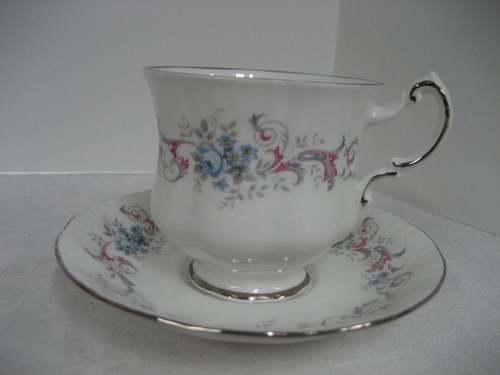 Vintage Paragon Romance England Teacup & Saucer Fine Bone China
