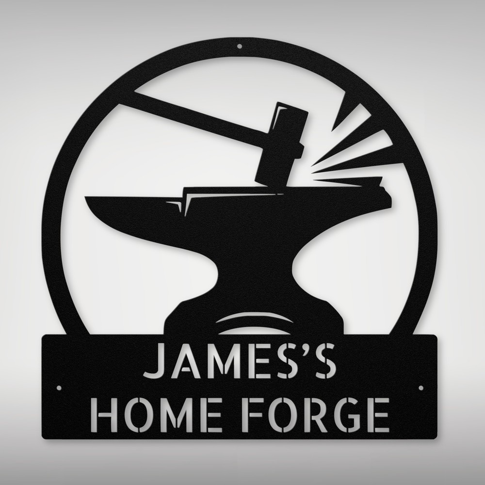 Custom Blacksmith Metal Sign - Perfect Gift for Blacksmiths and Home Decor