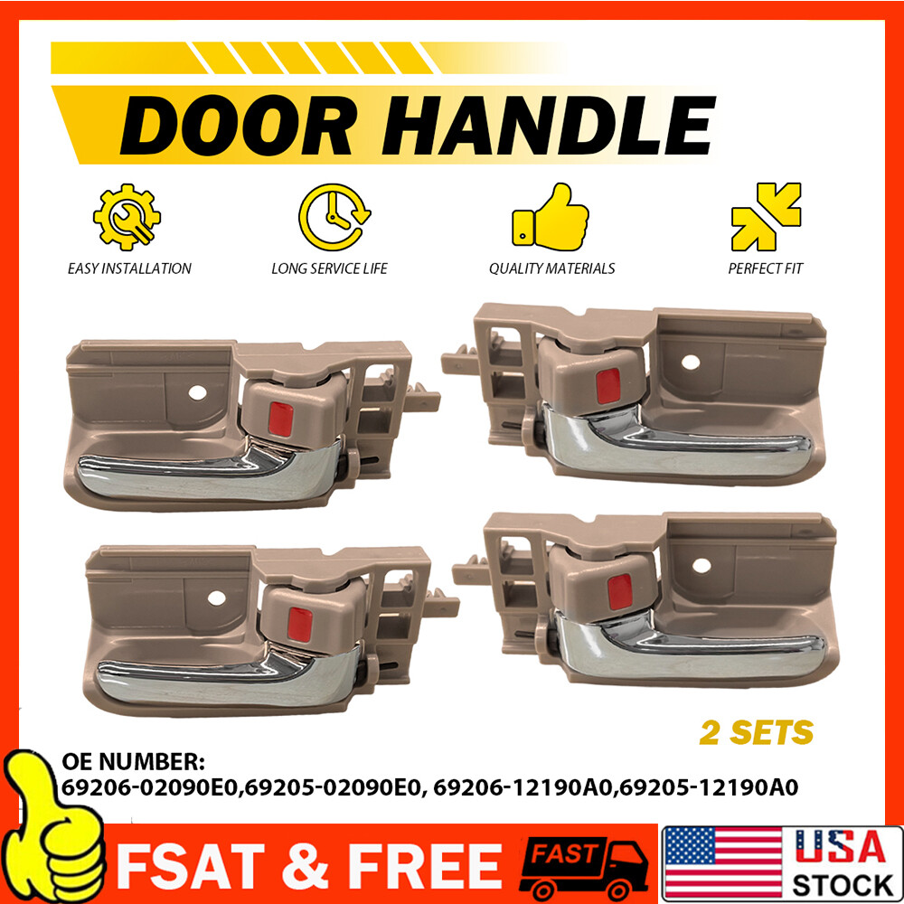 Fits 2003-2008 Toyota Corolla Interior Door Handle Front Rear Right Left